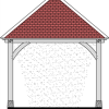 mnh035 oak gazebo side